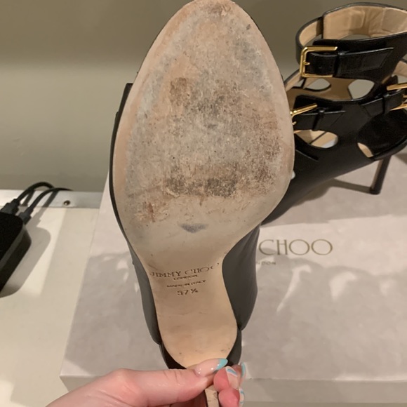 Jimmy Choo Black Heels- Host Pick🎉 - Picture 3 of 4